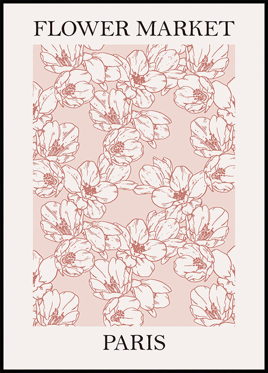 Flower Market Plakat - Posterbox.dk