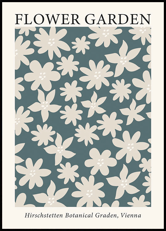 Flower Garden Vienna Plakat - Posterbox.dk