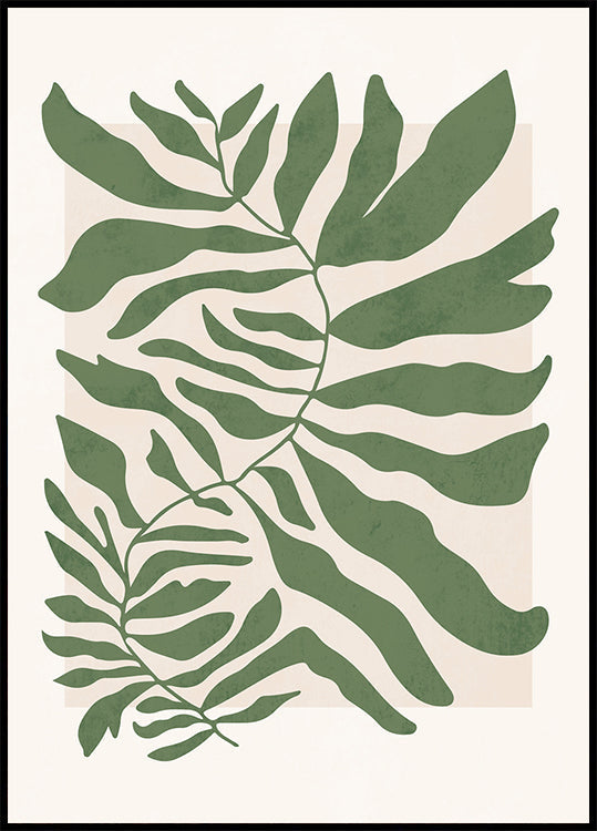 Green Botanical Design Plakat - Posterbox.dk