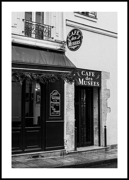 Old Paris Café Plakat