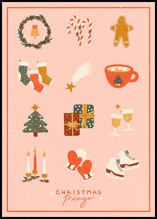 Christmas Bingo Plakat