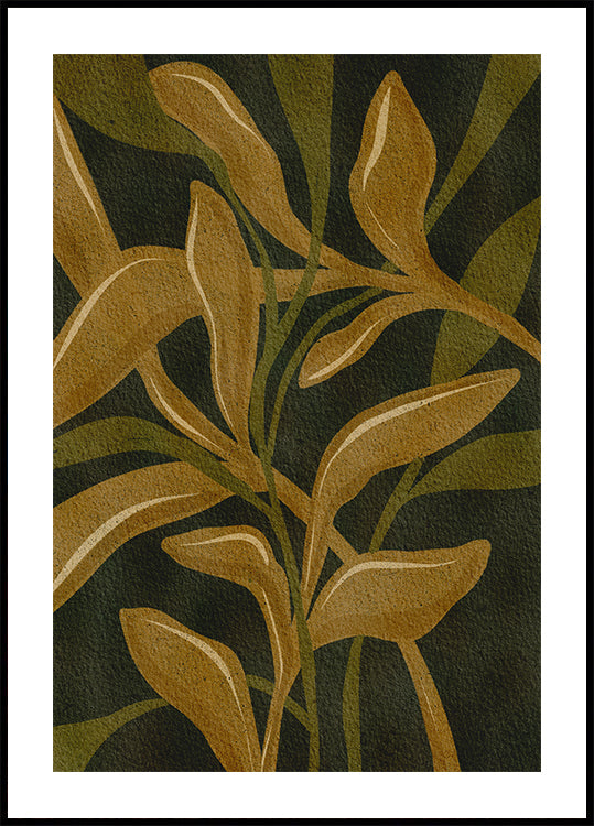 Earthen Foliage Plakat
