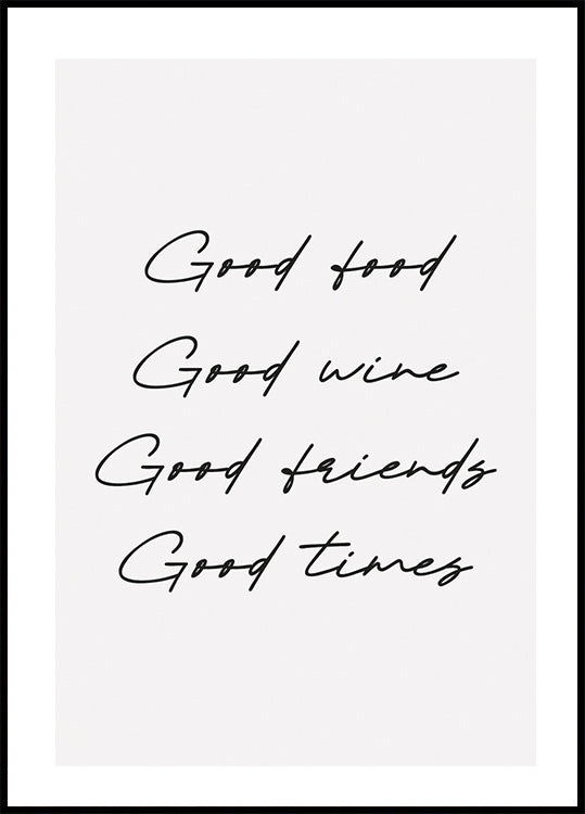 Good Plakat - Posterbox.dk