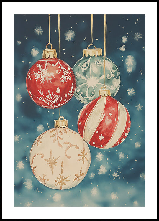 Christmas Ornaments No.3 Plakat