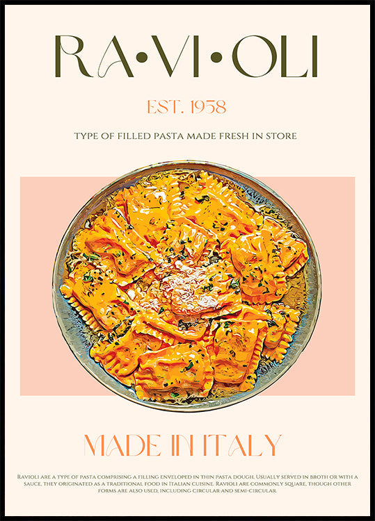 Ravioli Delight Plakat