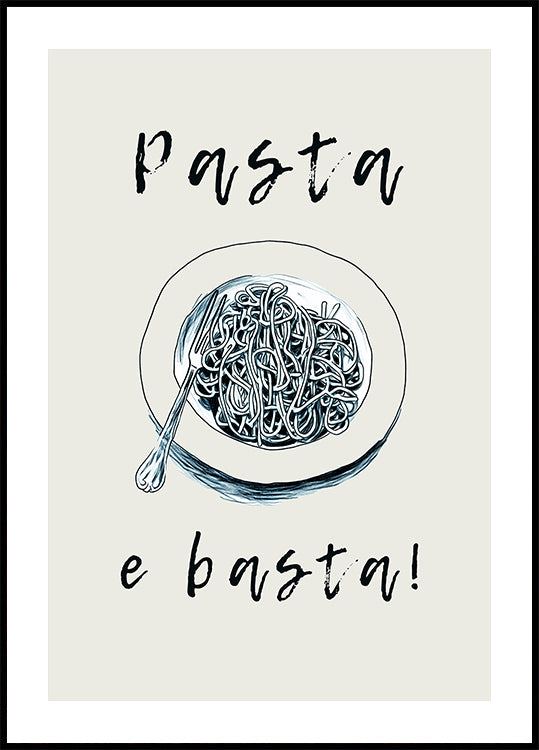 Pasta E Basta Plakat