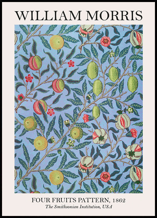 William Morris Four Fruits Plakat