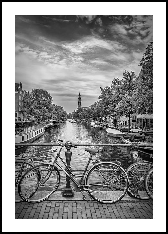 Typical Amsterdam - Monochrome Plakat