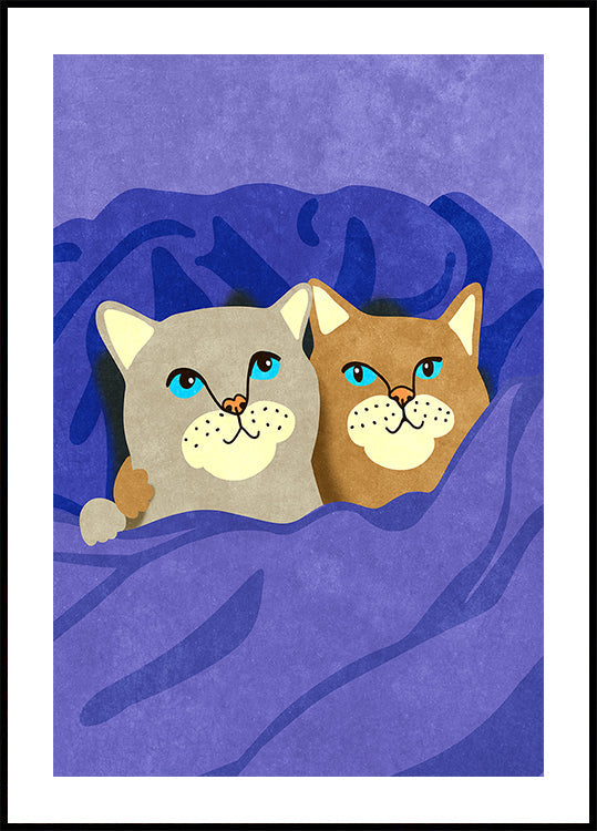 Cats in Bed