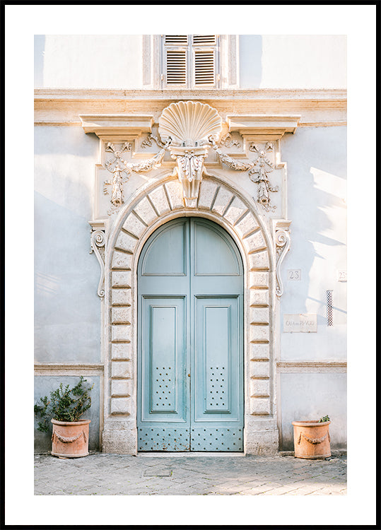Blue tones of Rome - Italy travel photography Plakat
