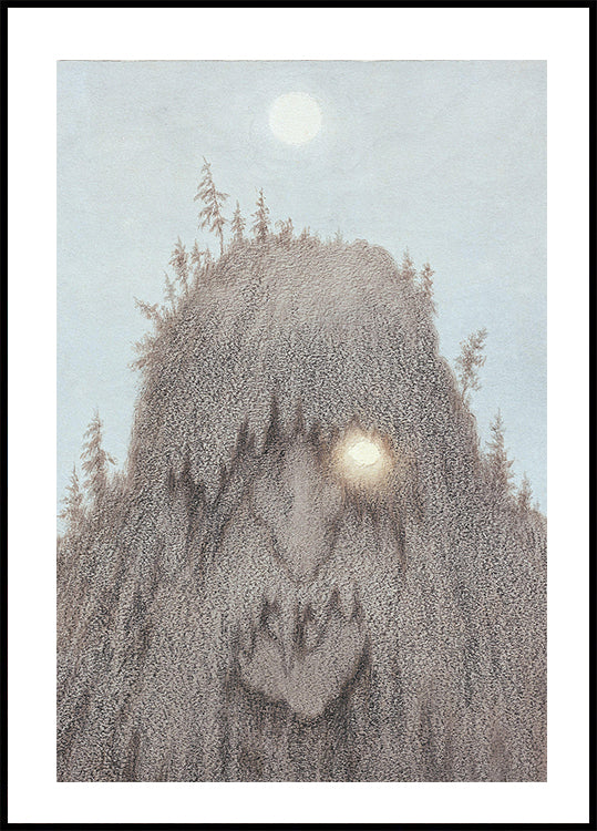 Forest Troll By Theodor Kittelsen Plakat - Posterbox.dk