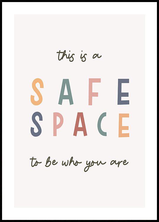 Safe Space Plakat
