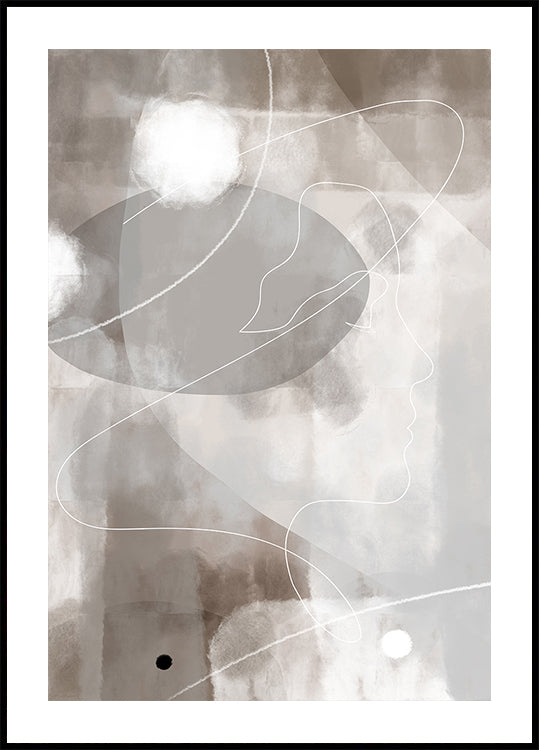 Abstrakt Profile Plakat