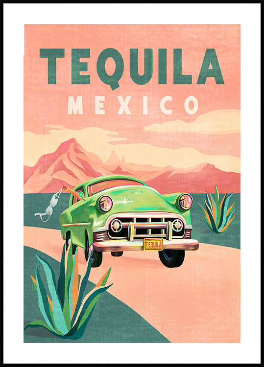 Tequila Mexico Plakat