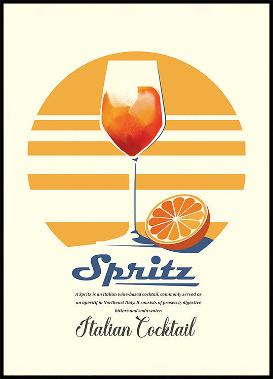 Spritz summer print Plakat