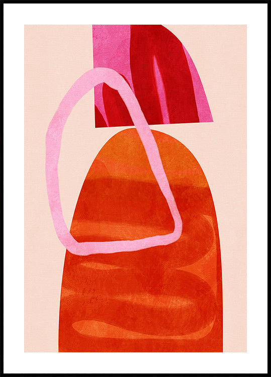 Painted Lines Kopie Plakat