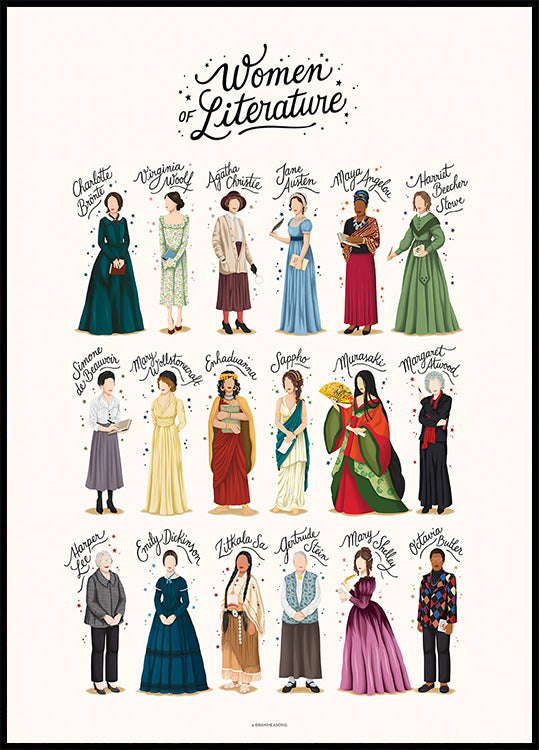 Women of Literature Plakat