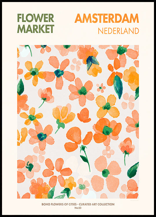 “Vibrant Blooms” Plakat