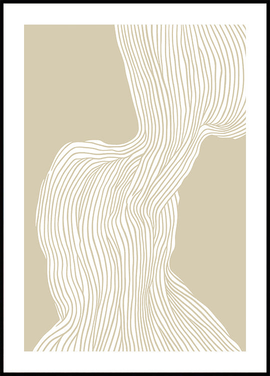 Flowing Linescape Plakat