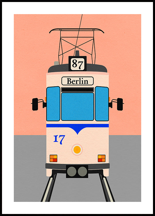 Berlin Tram Plakat