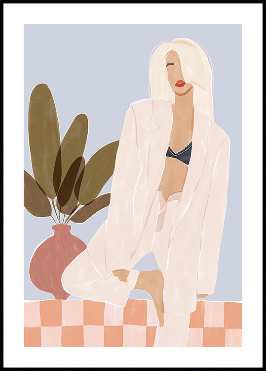 Too Lazy To Yoga Plakat