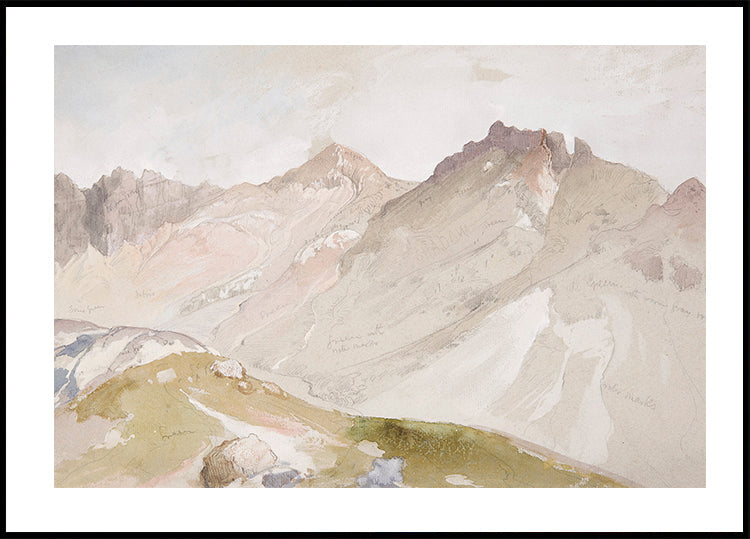 Little Cottonwood Canyon By Thomas Moran Plakat - Posterbox.dk