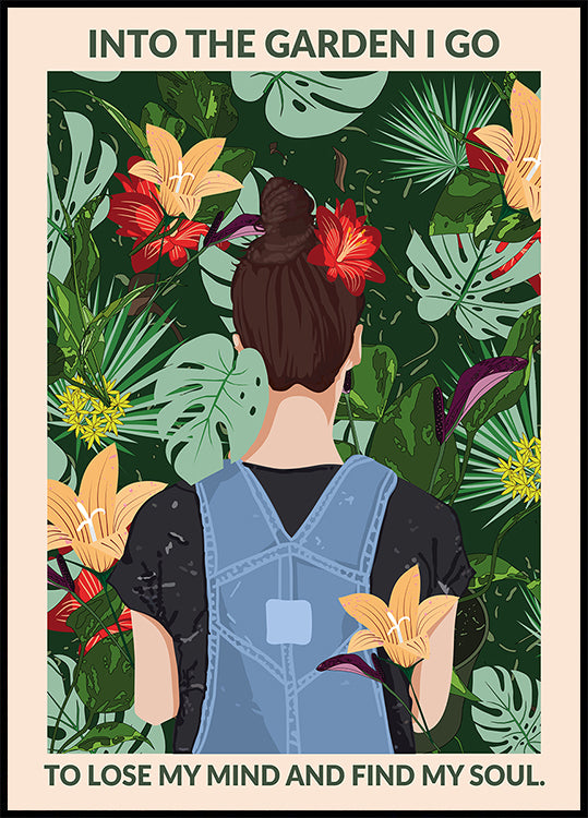 Into the Garden Standard Wall Art Plakat