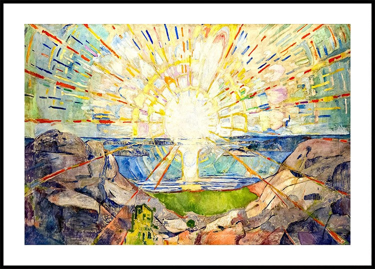 The Sun by Edvard Munch Plakat