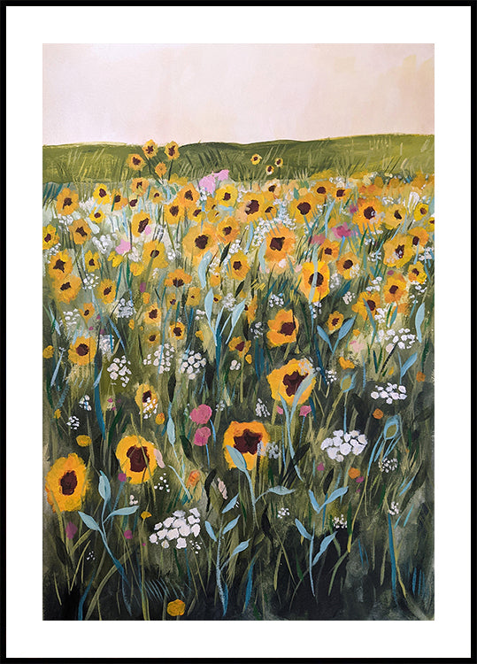 Flower Field Plakat