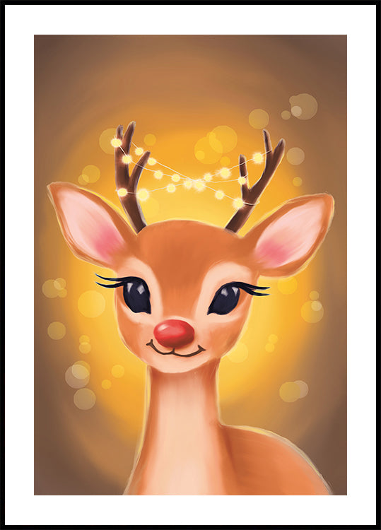 Christmas Deer Plakat