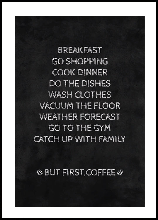 Letter Board No. 3 Plakat - Posterbox.dk