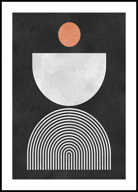 Lines and circles 10 Plakat