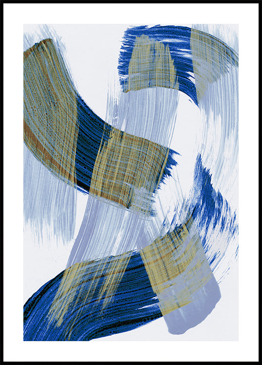 Abstract Brush Strokes 13 Plakat