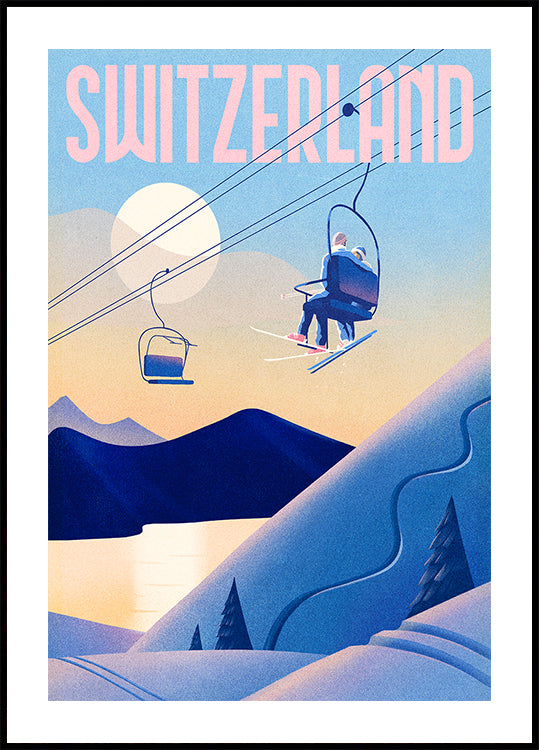 Ski Switzerland Plakat