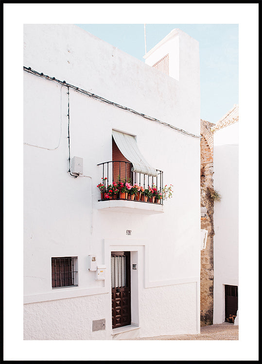 White Andalusia House Plakat