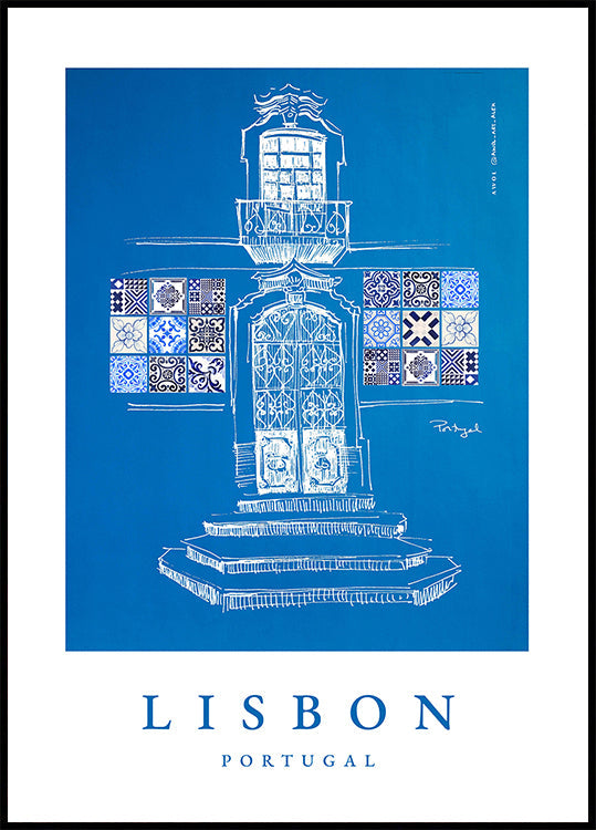 Lisbon Windows, Doorway &amp; Patterns Plakat