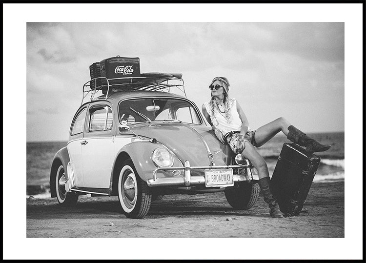 Beetle Backpacker Plakat - Posterbox.dk
