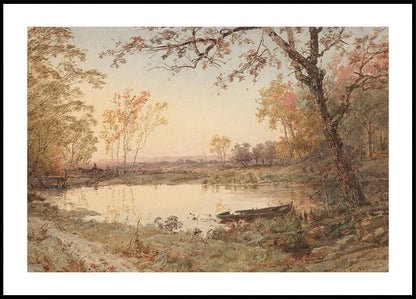 Jasper F. Cropsey - Hastings on Hudson Plakat