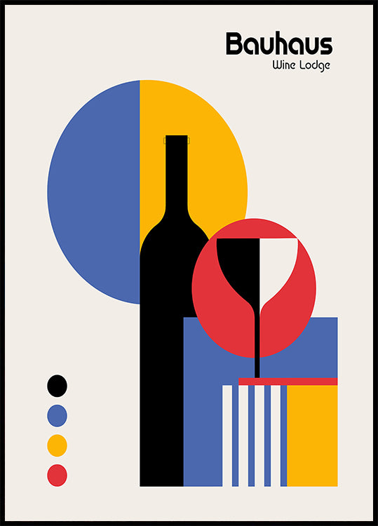 Bauhaus Wine Lodge Plakat
