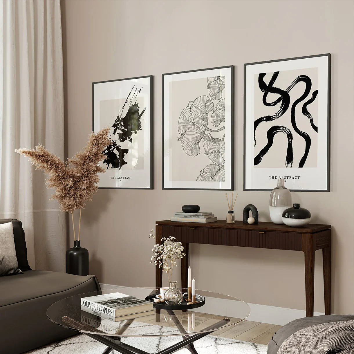 Elegant Abstract Art Display Plakat - Posterbox.dk