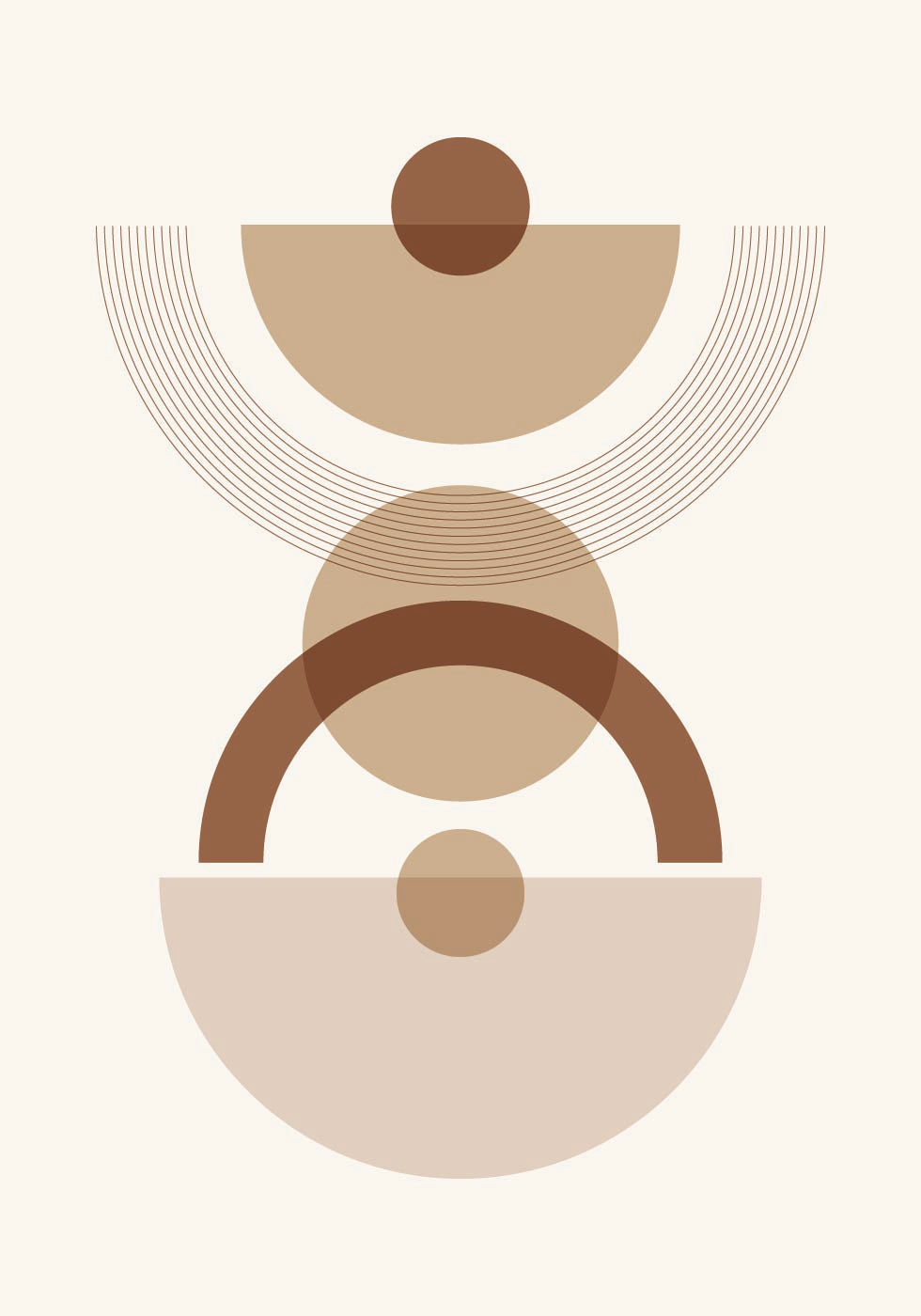 Geometric Shapes No. 1 Plakat - Posterbox.dk