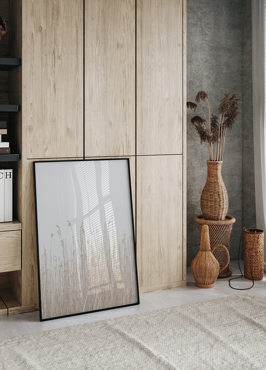 Grass In Fog Plakat - Posterbox.dk