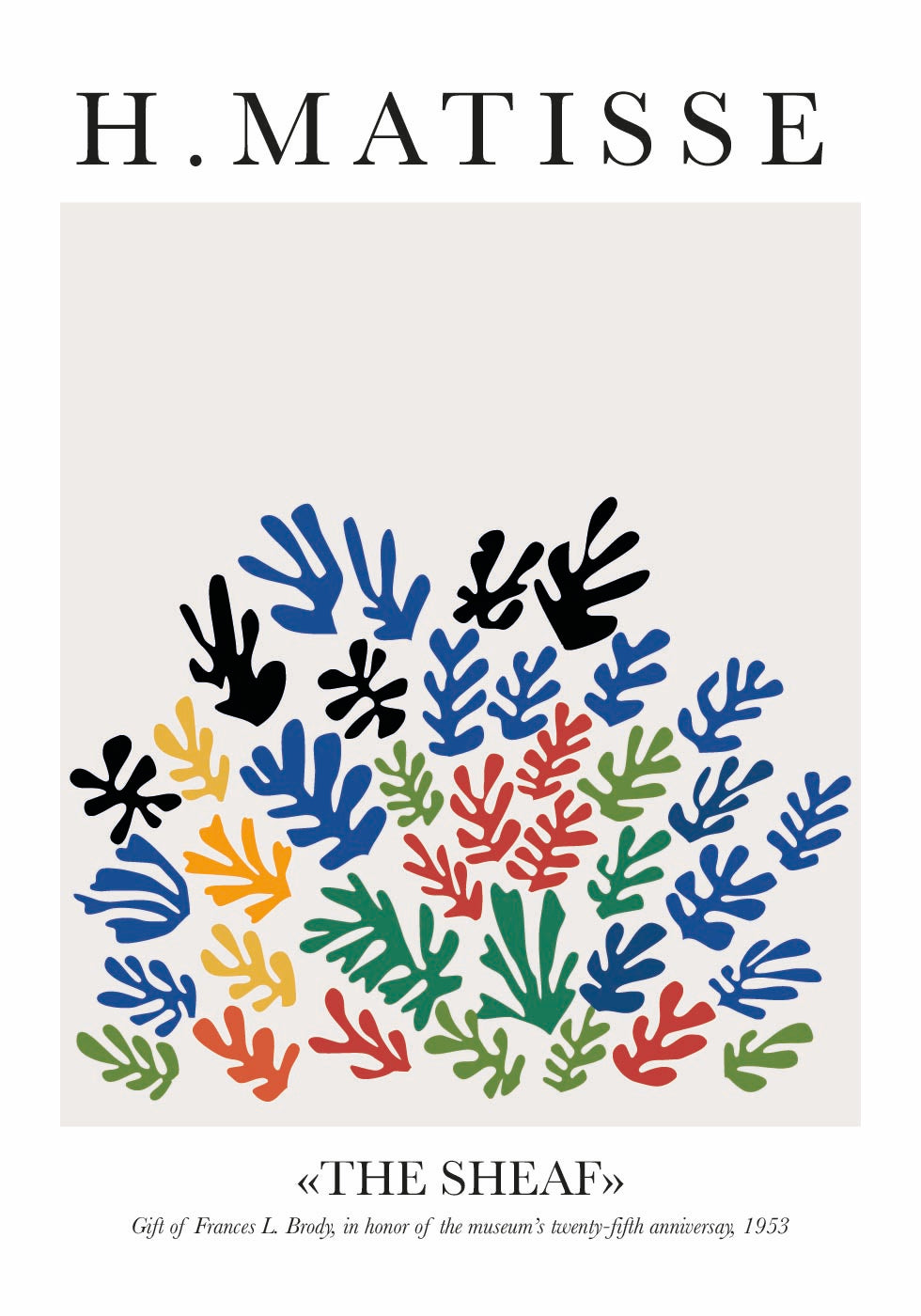 H. Matisse The Sheaf Plakat