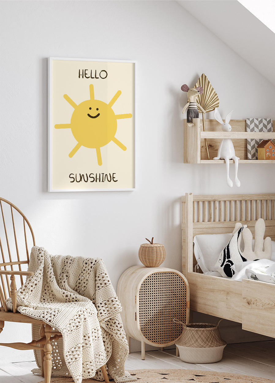 Hello Sunshine Plakat - Posterbox.dk
