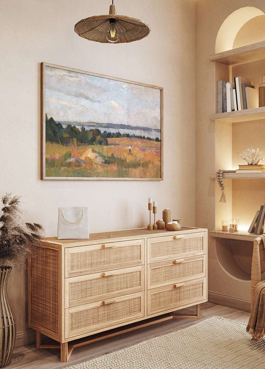 Herbststimmung Am Untersee By Christian Landenberger Plakat - Posterbox.dk