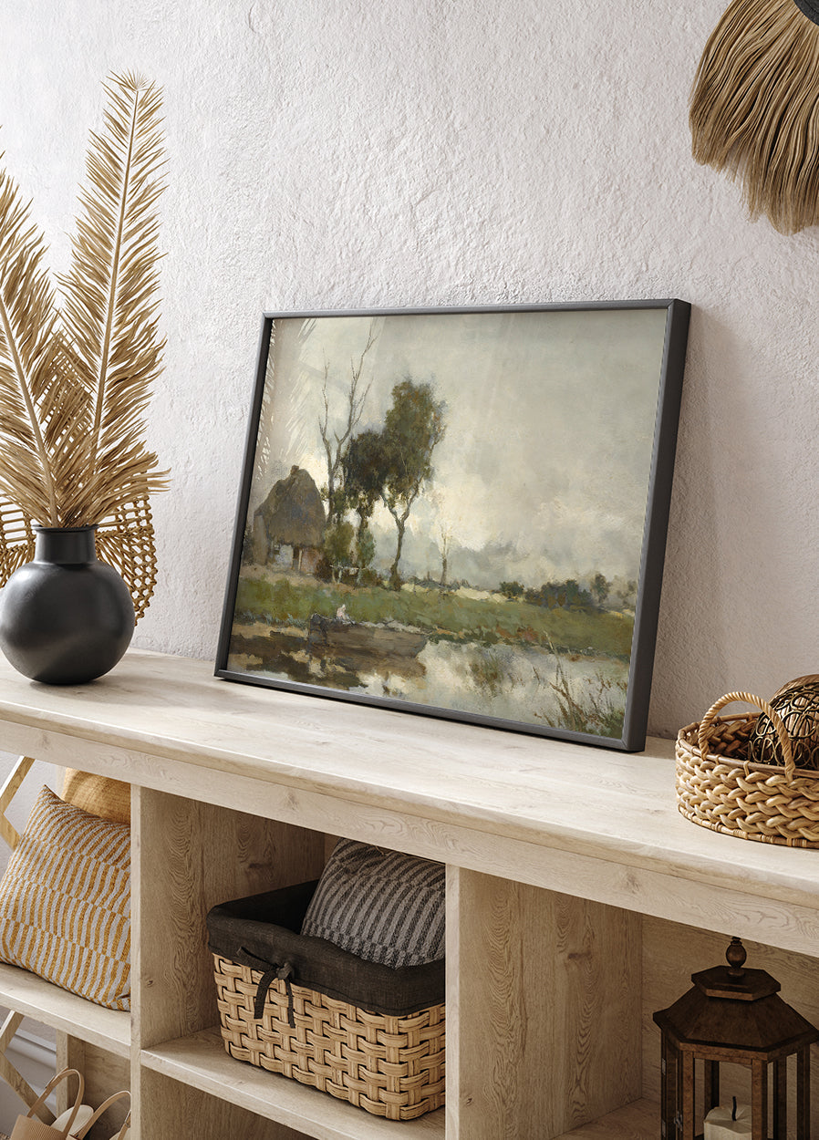 Herfstlandschap By Jan Hendrik Weissenbruch Plakat - Posterbox.dk