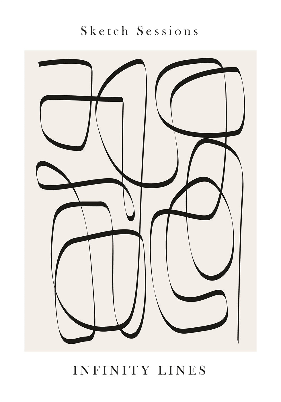 Infinity Lines Plakat - Posterbox.dk