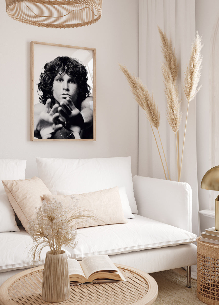 Jim Morrison Portrait Plakat - Posterbox.dk
