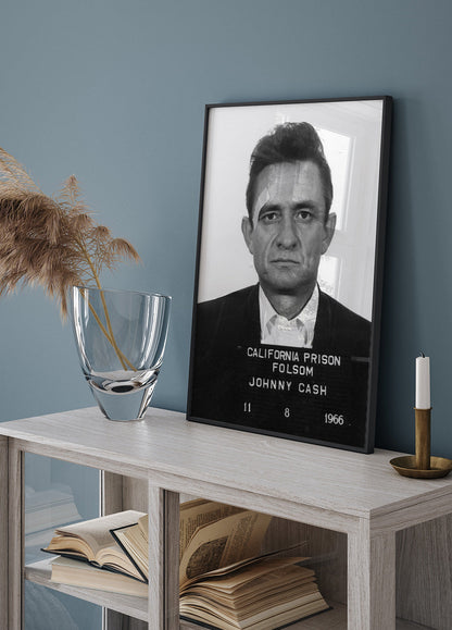 Johnny Cash Mug Shot Plakat