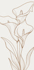 Line Art Flower No. 2 Plakat - Posterbox.dk